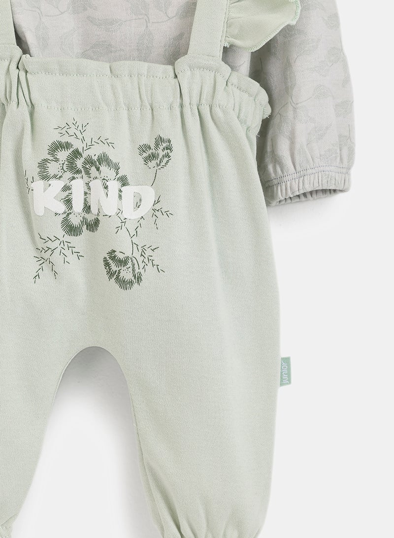 Junior Baby Girls Sleeveless Romper - Image 2